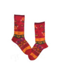 Chaussettes Sans élastique Fleurs Cronert