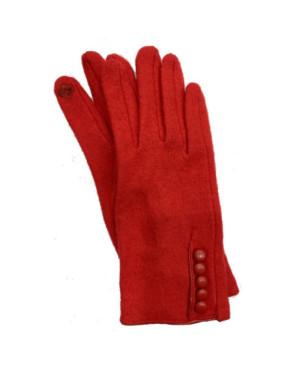 Gants Laine Feutrées à Boutons