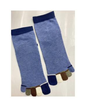  chaussette-5-doigts-LEs-petits-caprices-doigts-de-couleurs-homme-bleu-jeans-avant