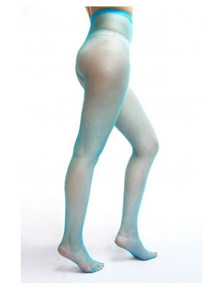 collant resille turquoise fluo pamela mann