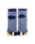 Chaussettes Unis 5 Doigts de couleurs