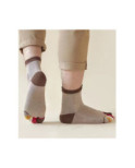 Chaussettes Unis 5 Doigts de couleurs
