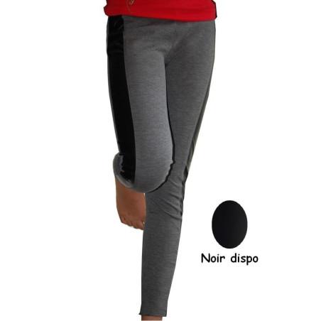 Legging coton Ado Coupé cousu simili