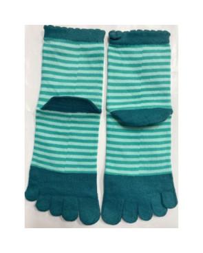  chausettes-coton-les-petits-caprices-5-doigts-de-pieds-lapin-d-amour-vert-de-dos