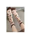 Chaussettes Crystal bouquet fleuri Pastel Chaussettes Crystal bouquet fleuri Pastel