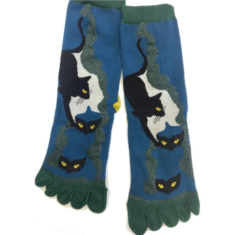 chaussettes 5 Doigts Chats rigolos