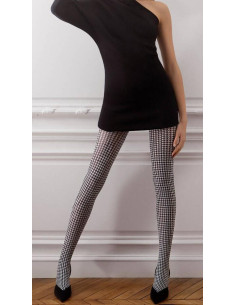 Collant fantaisie Le Bourget Pied de poule 2