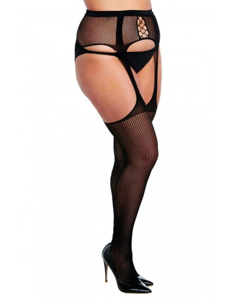 Collant porte jarretelle Grande taille obsessive resille élégant