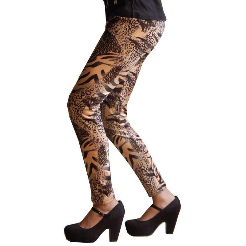 Legging imprimé bête fauve