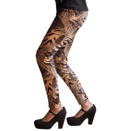 Legging imprimé bête fauve