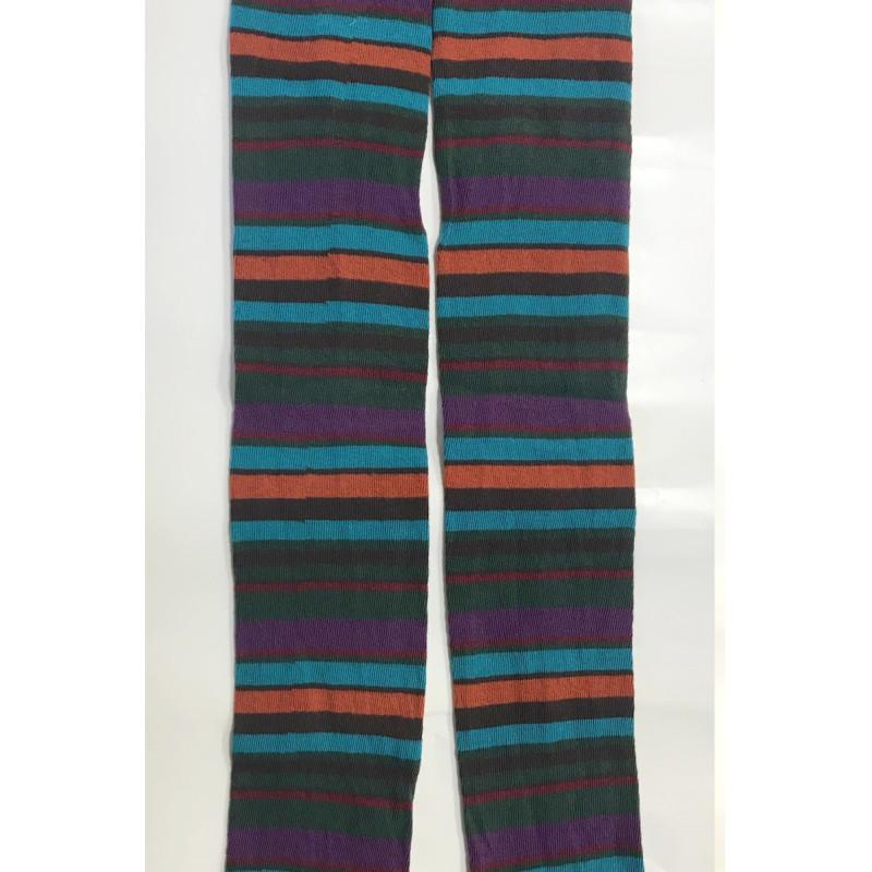 Collant Coton multi rayures San giacomo