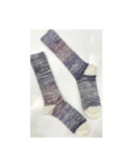 Chaussettes laine mohair Cotes dégradées tendance