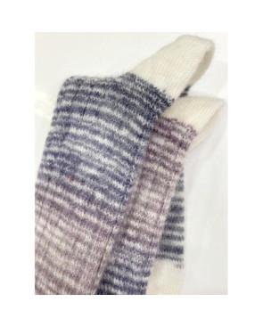  Chaussettes-Ciocca-1912-laine-mohair-brun-gris-violet-détail