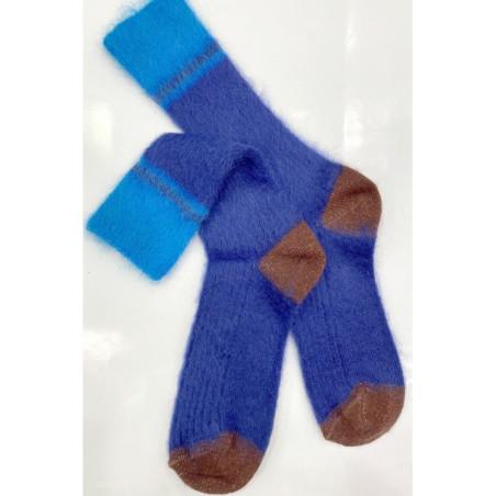 Chaussettes Femme laine Mohair Revers chics