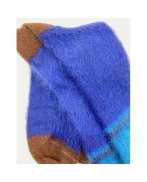  Chaussettes-Ciocca-1912-laine-polaire-et-mohair-bleu-klein-détail-matière