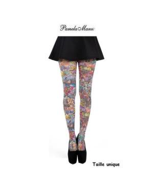 Collant Pamela Mann Graffitis