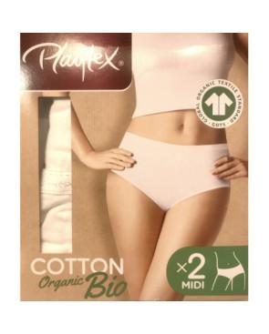 Pack 2 Slips midi Playtex Coton Bio