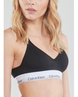  BRASSIERE-bralette-CK-lift-modern-cotton-noir-porté-profil