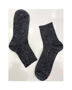 Chaussettes Coton et lurex à cotes été