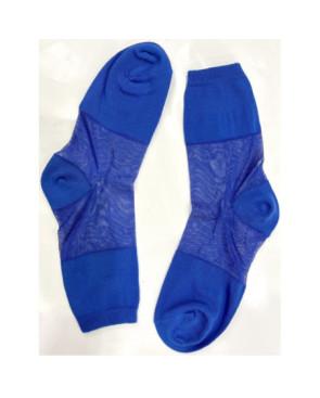 Chaussettes-Precieuses-Pierre-Mantoux-crystal-effet-transparent-bleu roi