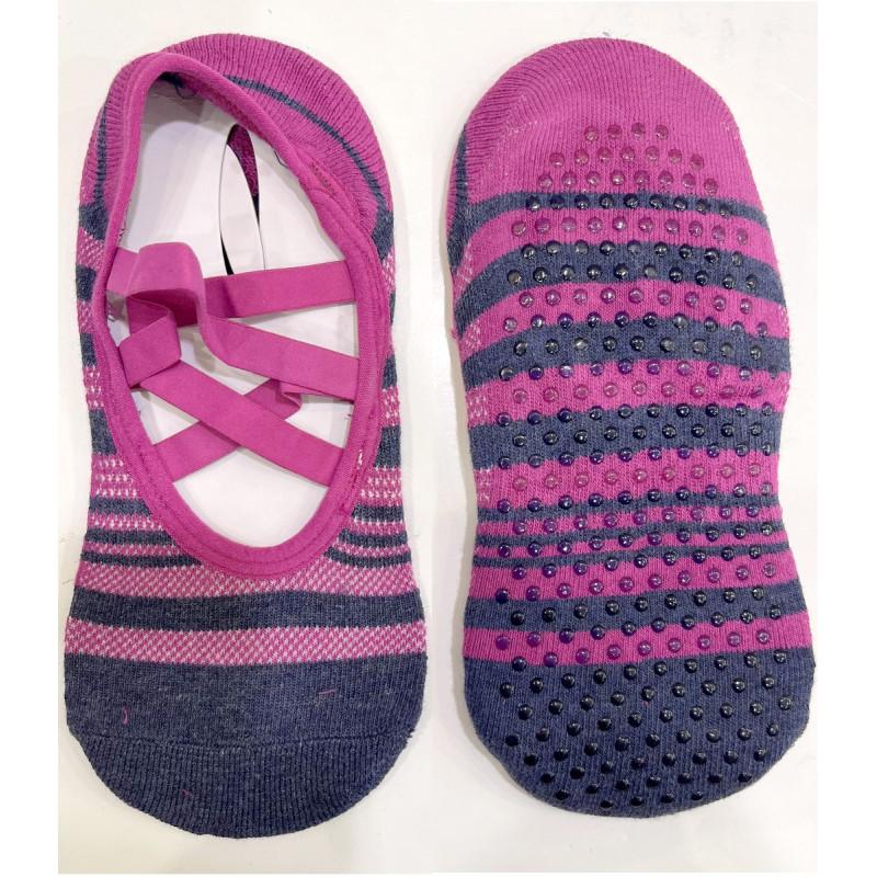 2 Paires de Chaussettes coton De sport Anti-dérapant