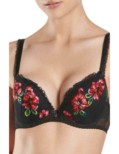 Soutien gorge Push up Aubade fleurs reve eveillé