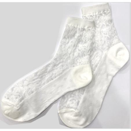 Chaussettes Dentelle et coton
