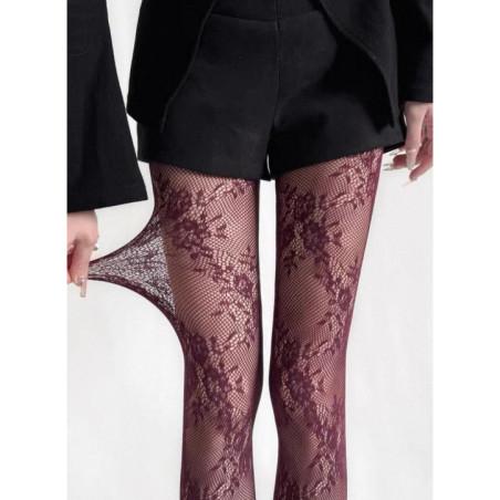 Collant Dentelle Bouquet chic de Roses Caprices