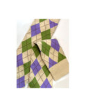 Mi bas coton Losange Argyle tendance
