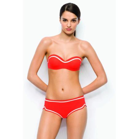 Maillot Bustier Lucky Huit Sanguine