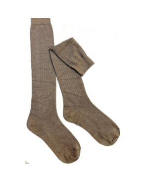 Mi-bas-cotes-fines-viscose-bronze-or-lurex-entier