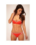 Maillot Bustier Lucky Huit Sanguine