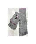 Chaussettes 5 Doigts de Yoga Antidérapantes Chiens