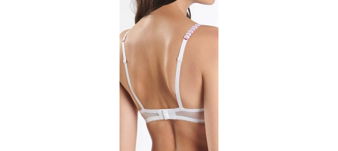 soutien gorge Aubade Classique Plongeant Fleur de cristal