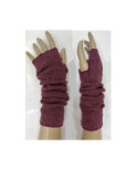 Mitaines Manchons Fines cotes lurex