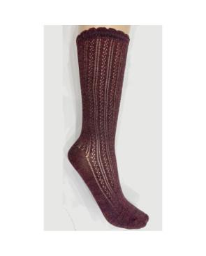 Chaussettes ajouré tendance dentelle Chics Lurex