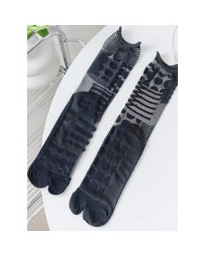 Chaussettes Crystal Tabis Effet pois rayures