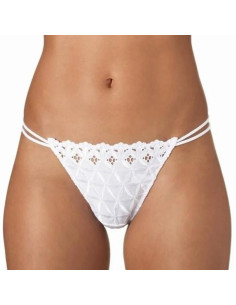 String Aubade coton bahia à ruban chic et séduction