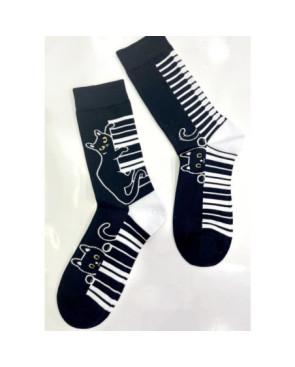 Chaussettes Chat sur le Piano Caprices
