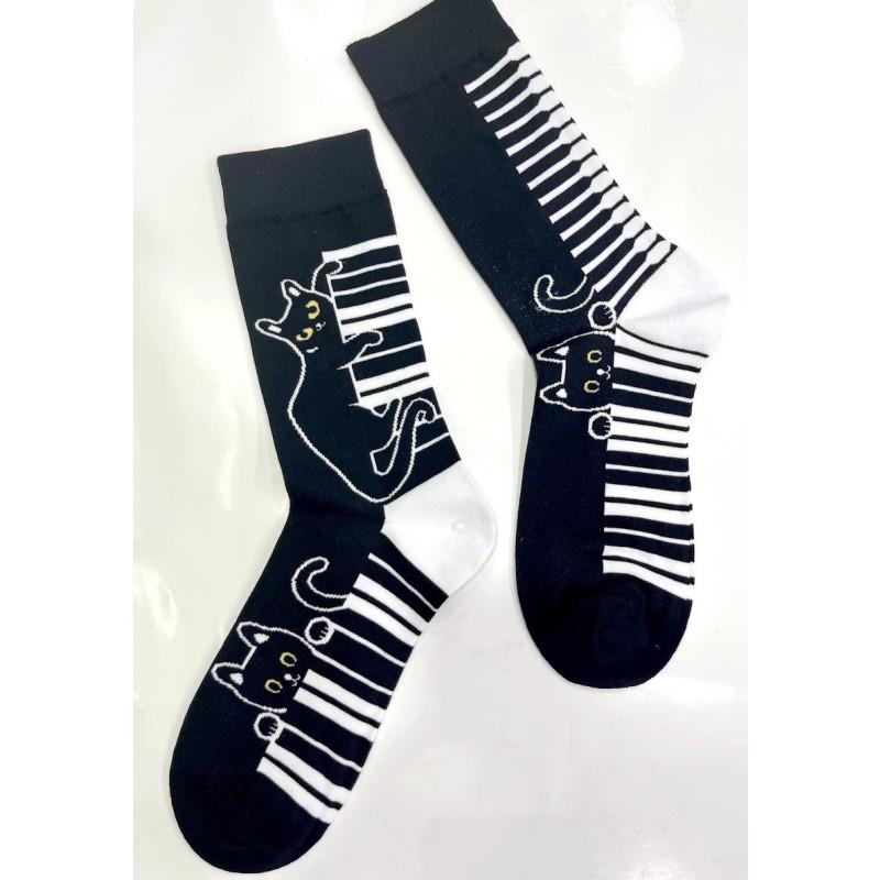 Chaussettes Chat sur le Piano Caprices