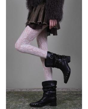 Collants-Les-petits-caprices-Dentelle-Roses-ivoire