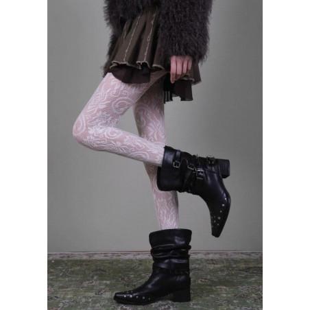 Collants-Les-petits-caprices-Dentelle-Roses-ivoire