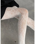 Collant Dentelle Résille Fleurs couleurs tendance