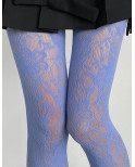 Collant Dentelle Résille Fleurs couleurs tendance