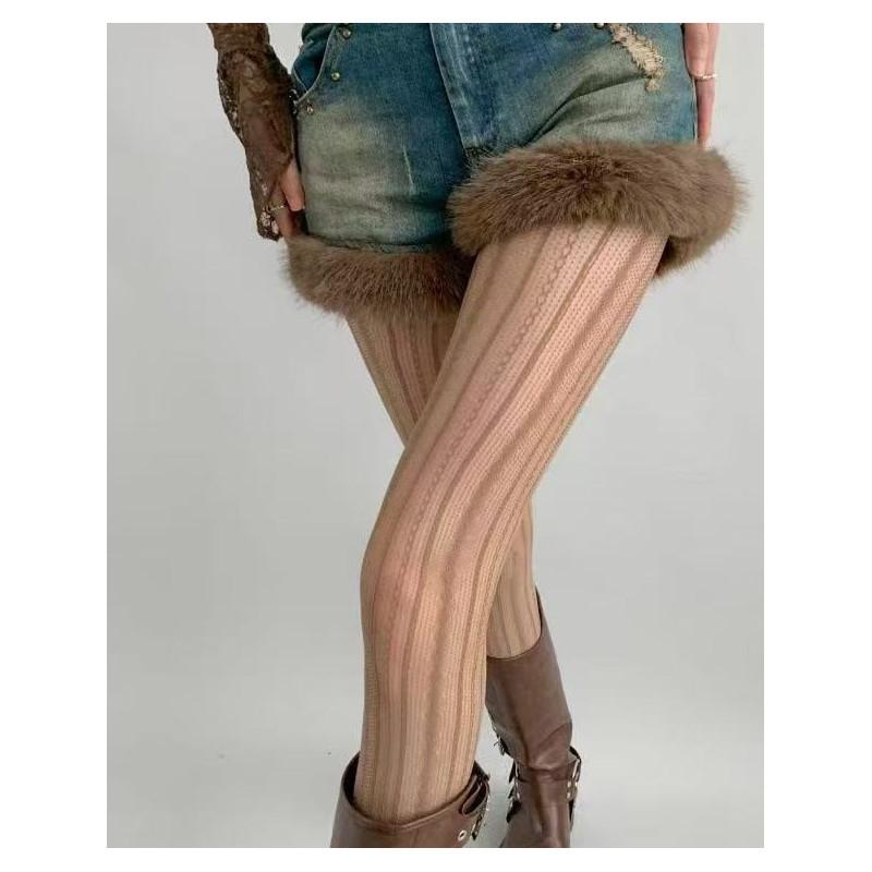 Collant Resille rayures verticale