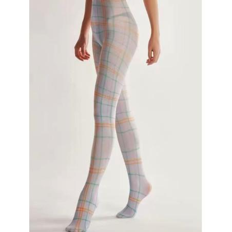 Collant-les-petits-caprices-imprimé-ecaossais-pastel