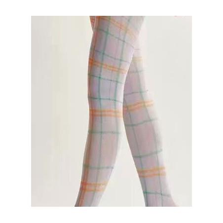 Collant Tartan Carreaux tendance pastel