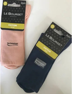 Chaussettes sans compression coton Le Bourget