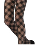Collant Emilio Cavallini Tartan Oblique tendance Collant Emilio Cavallini Tartan Oblique tendance