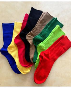 Assortiment de chaussettes cotes chics coton classiques